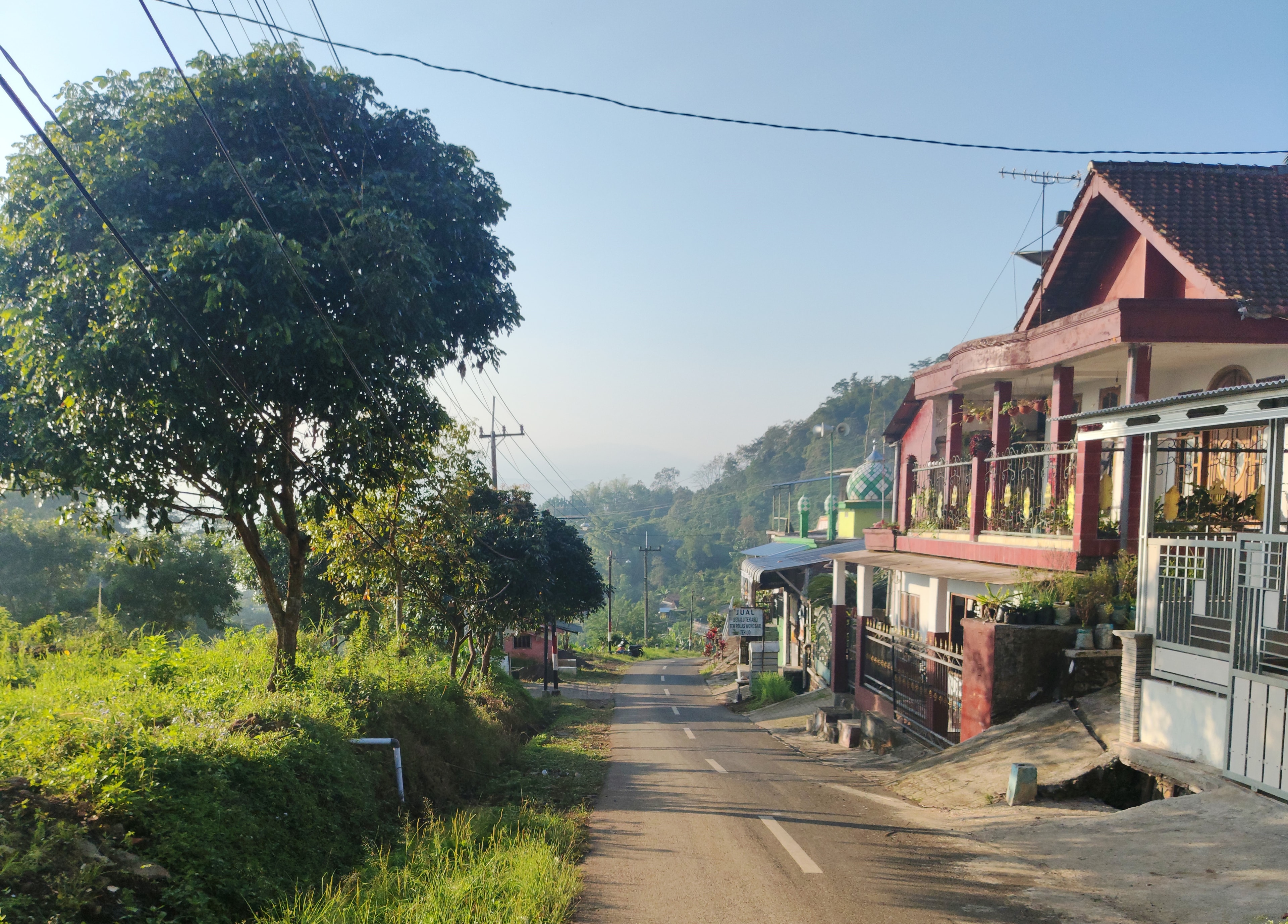 Scenic view of Wonorejo Lawang